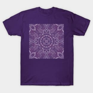Floral Mandala - violet T-Shirt
